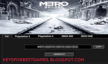 metro exodus console codes